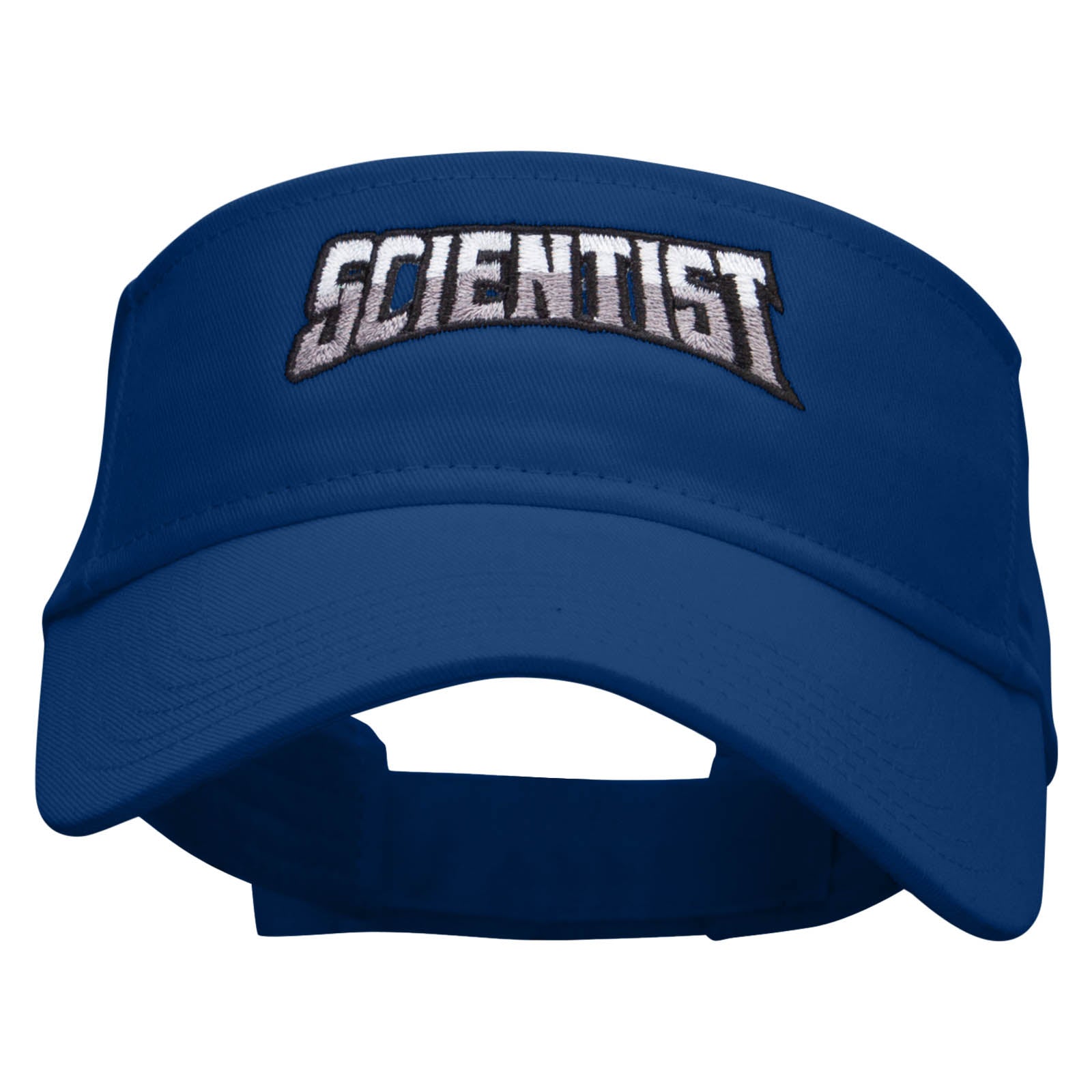 Scientist Embroidered Cotton Twill Sun Visor