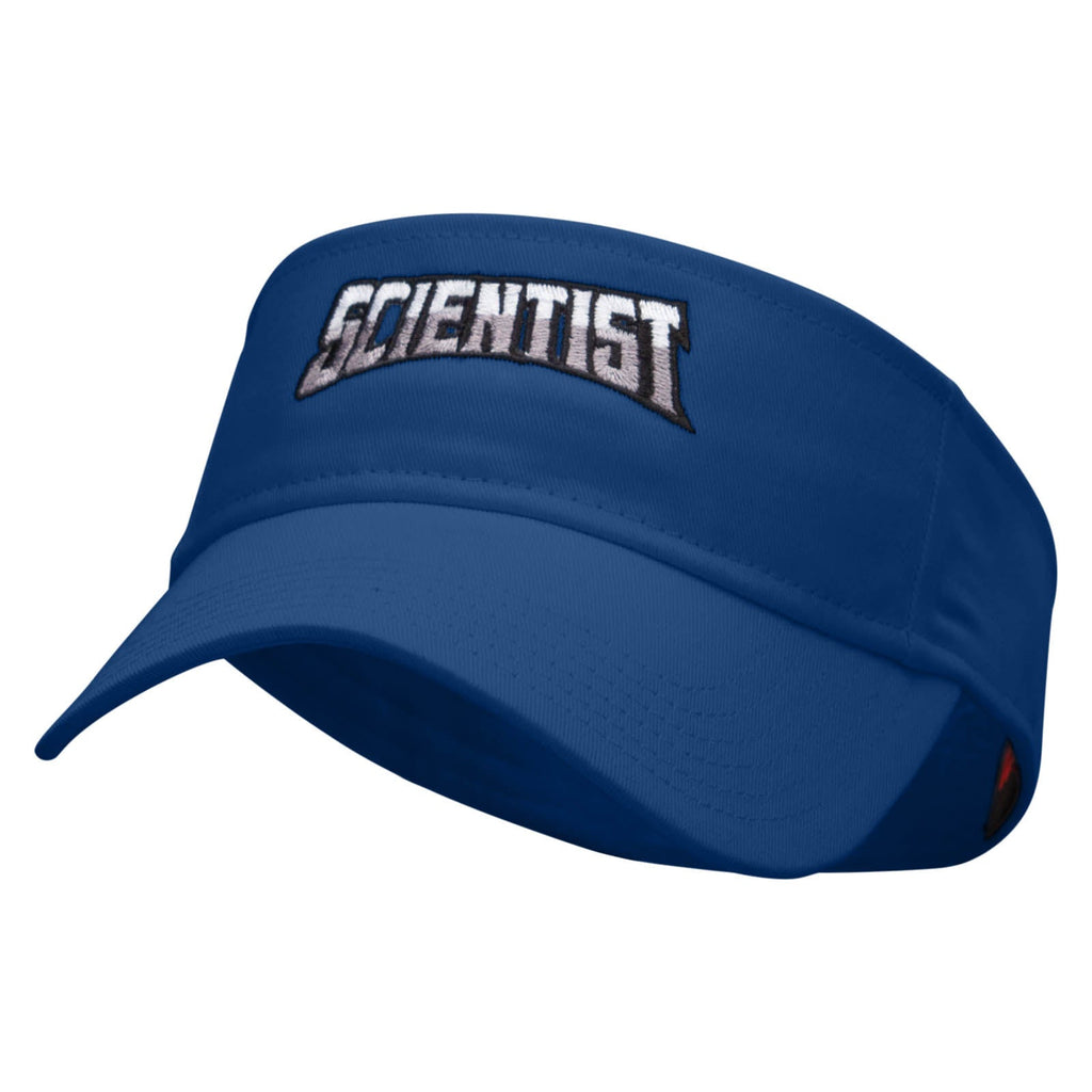 Scientist Embroidered Cotton Twill Sun Visor