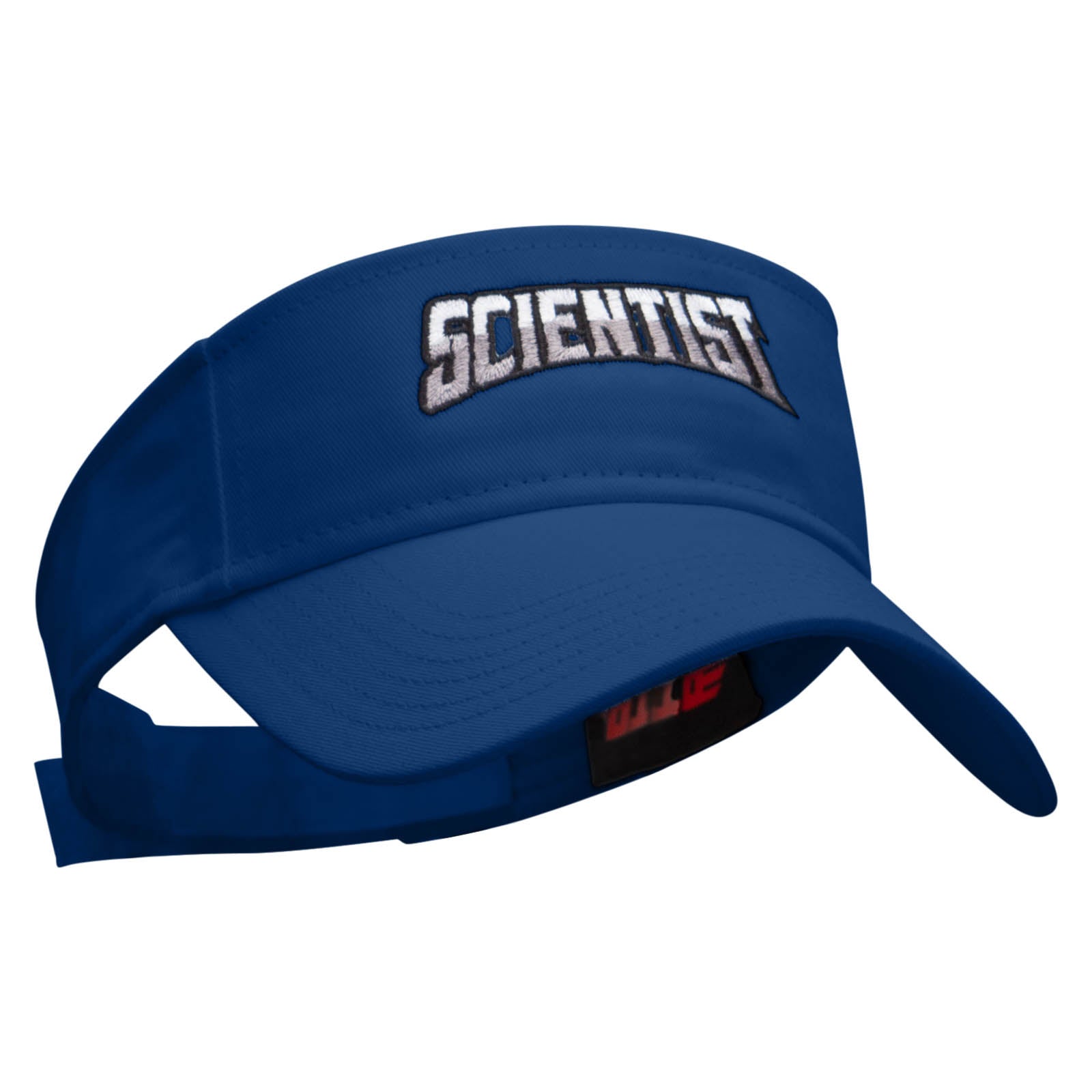 Scientist Embroidered Cotton Twill Sun Visor