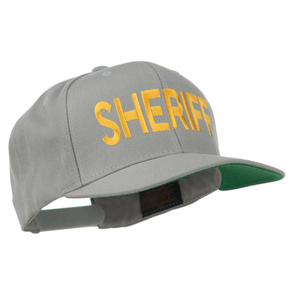 Sheriff Embroidered Snapback Cap