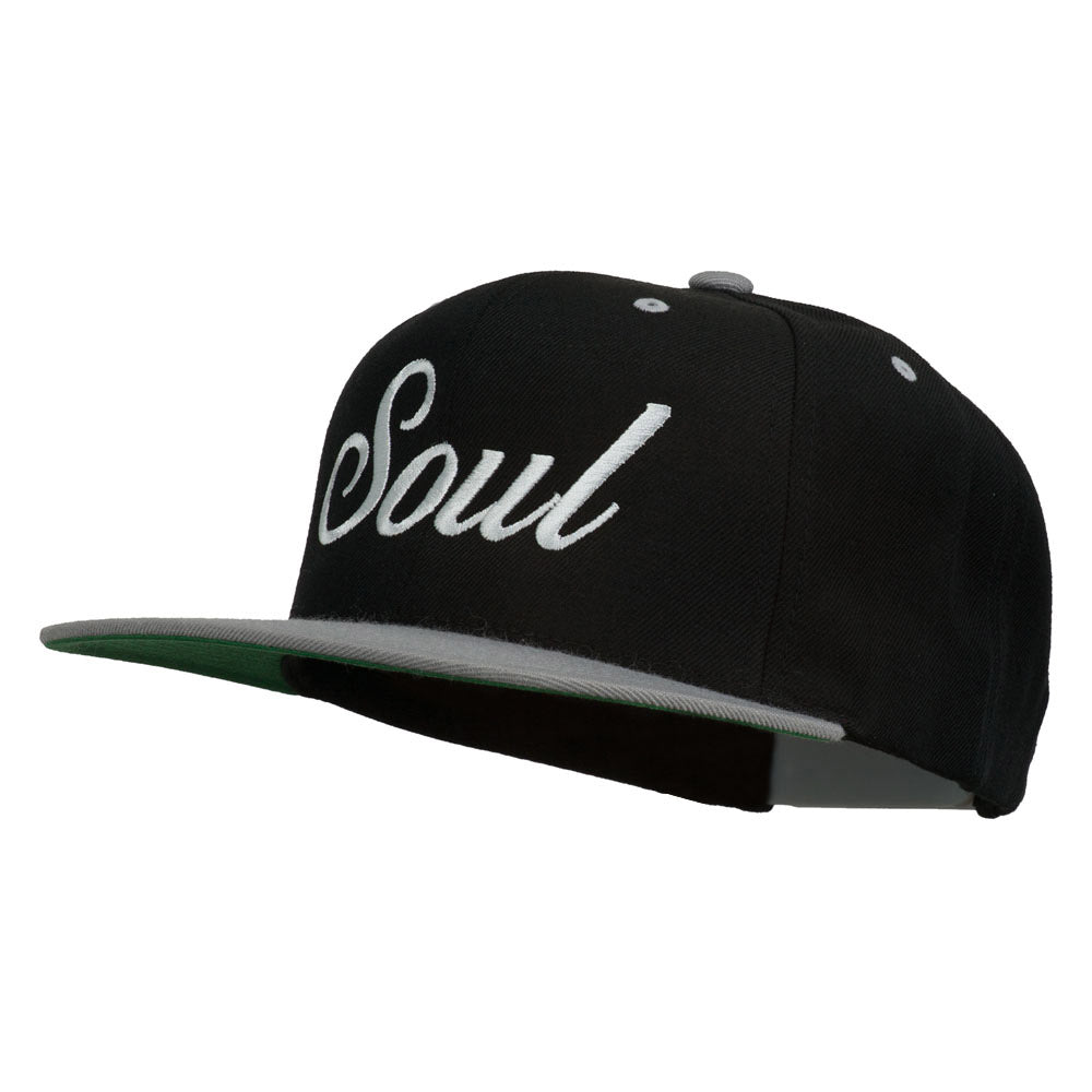 Soul Embroidered Snapback Cap