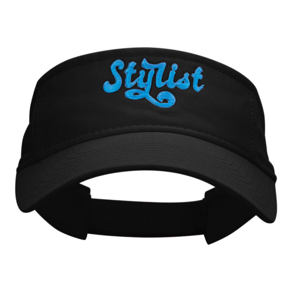 The Stylist Embroidered Cotton Twill Visor