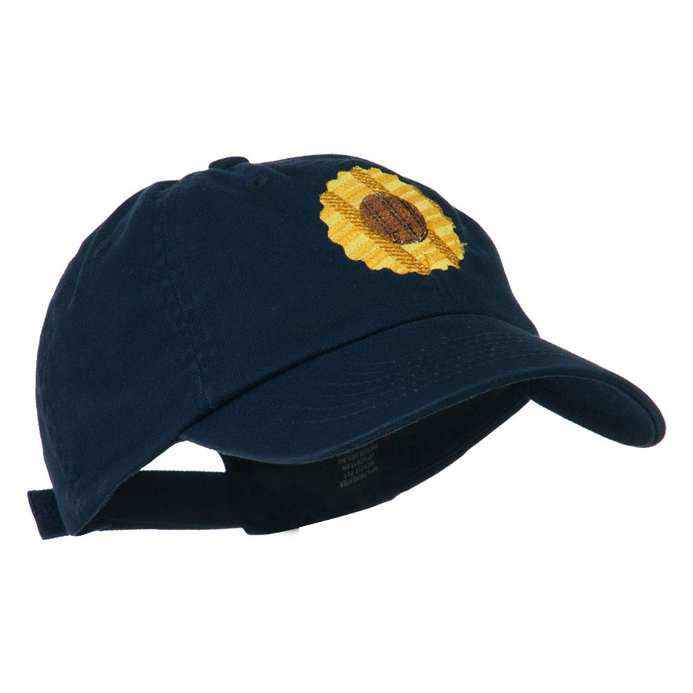 Sunflower Embroidered Cap