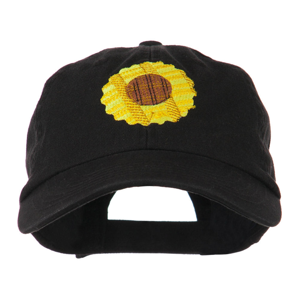 Sunflower Embroidered Cap