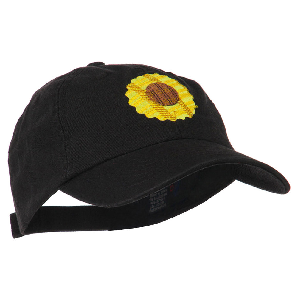 Sunflower Embroidered Cap